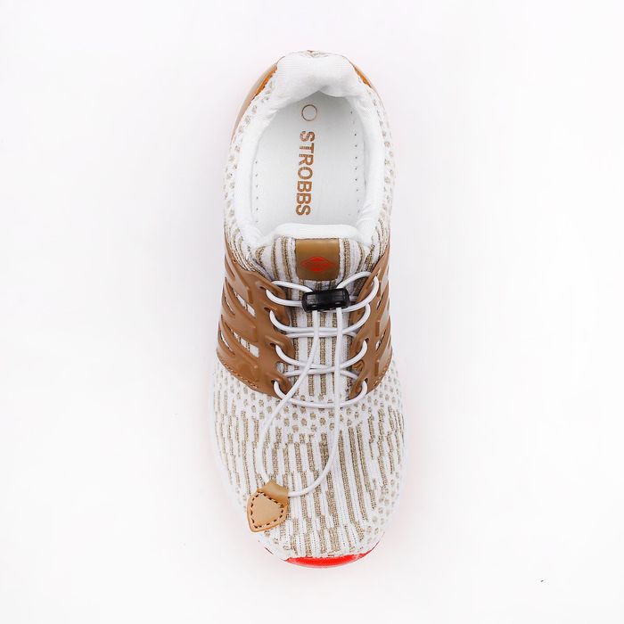 Кроссовки детские, цвет бежевый, размер 33