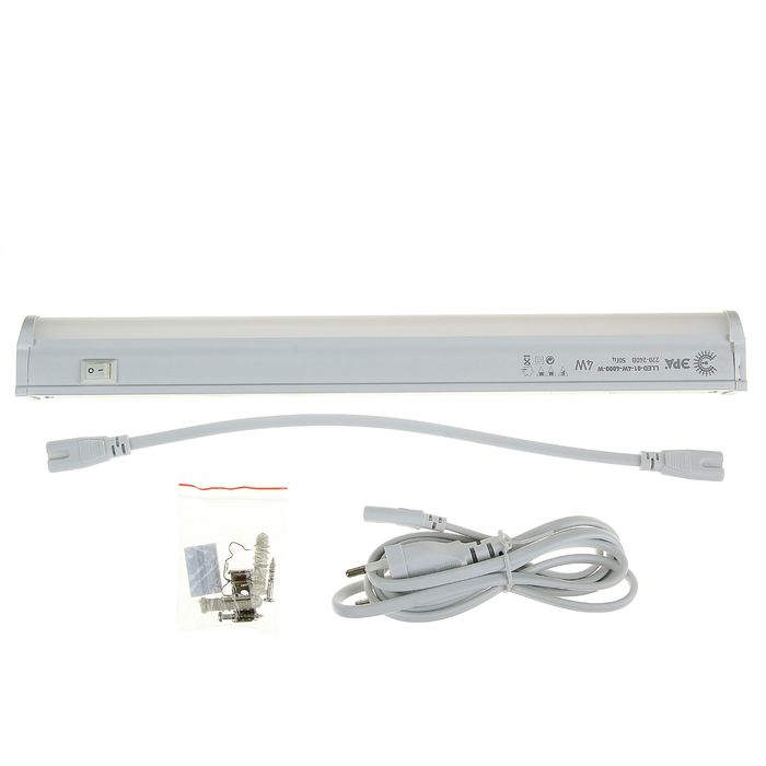 Светильник светодиодный линейный ЭРА, 4 Вт, 4000 К