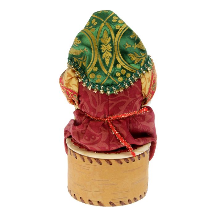 Сувенирная кукла-шкатулка "Бабуся с котиком"