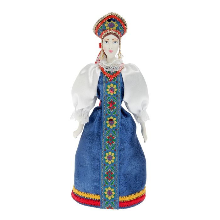Сувенирная кукла "Русский костюм", МИКС