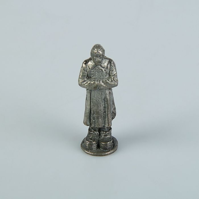 Оловянный солдатик "Немецкий пленный. Зима"