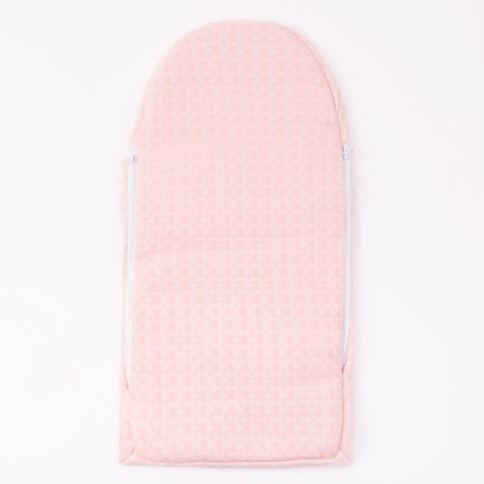 Конверт с капюшоном на молниях "Маленькая балерина", рост 68 см, цвет розовый К207