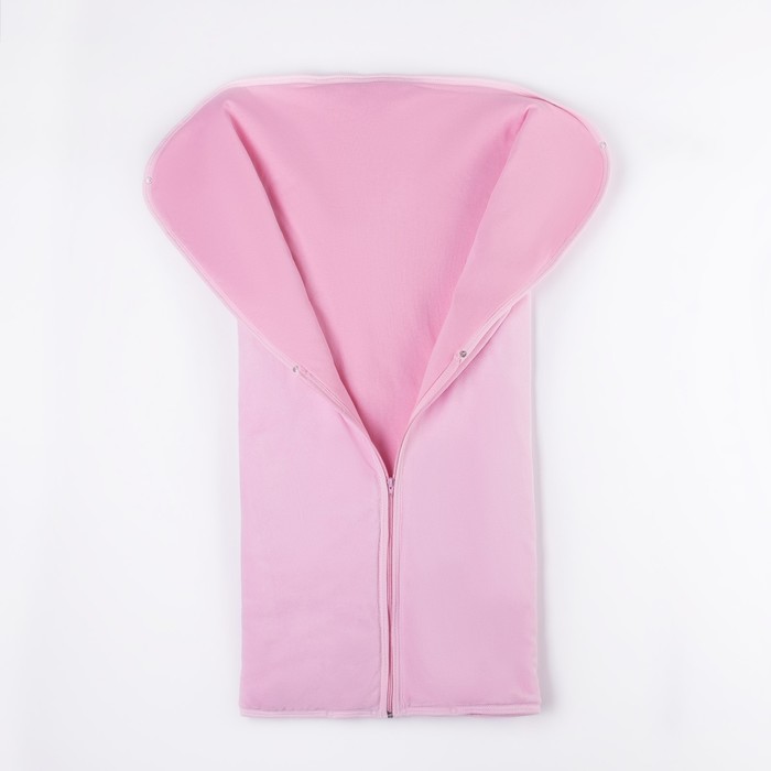 Конверт-плед, рост 68 см, цвет розовый К38