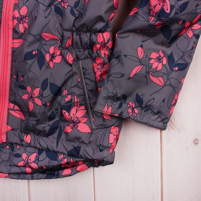 Куртка для девочки "Альма", рост 92 см, цвет серый/розовый 2К1716_М