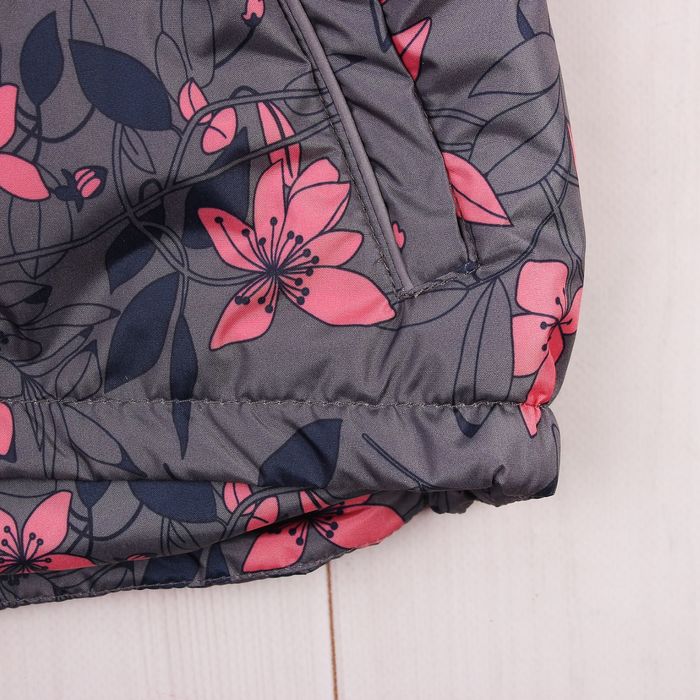 Куртка для девочки "Альма", рост 92 см, цвет серый/розовый 2К1716_М