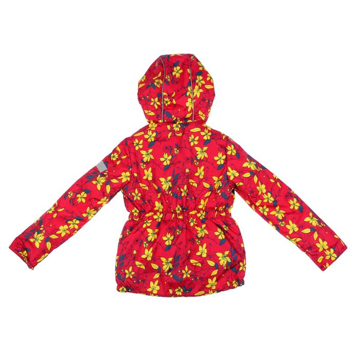 Куртка для девочки "Альма", рост 104 см, цвет малиновый/жёлтый 2К1716