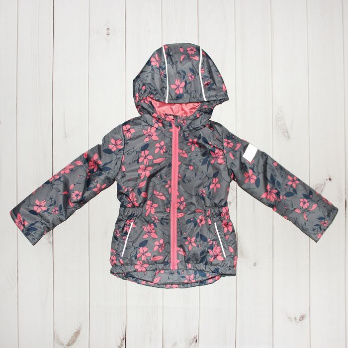 Куртка для девочки "Альма", рост 98 см, цвет серый/розовый 2К1716_М