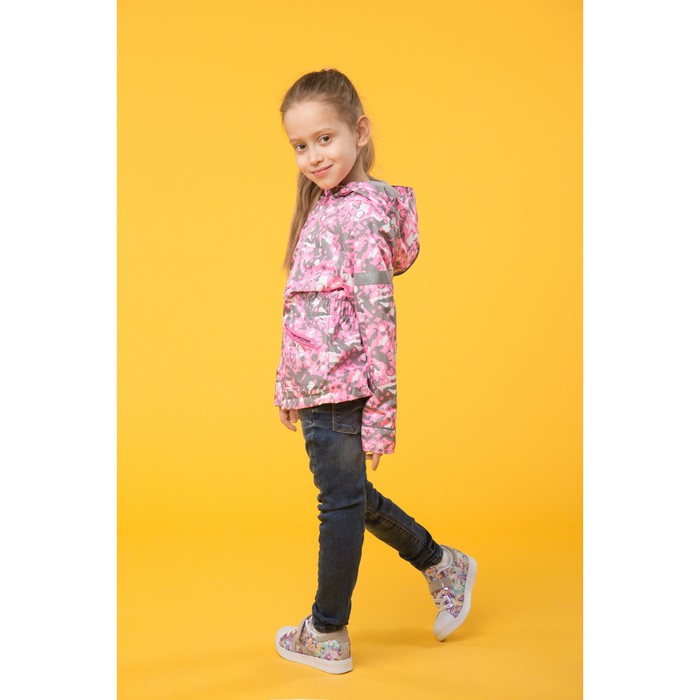 Куртка для девочки "Эсма", рост 98 см, цвет розовый/серый 3К1717_М