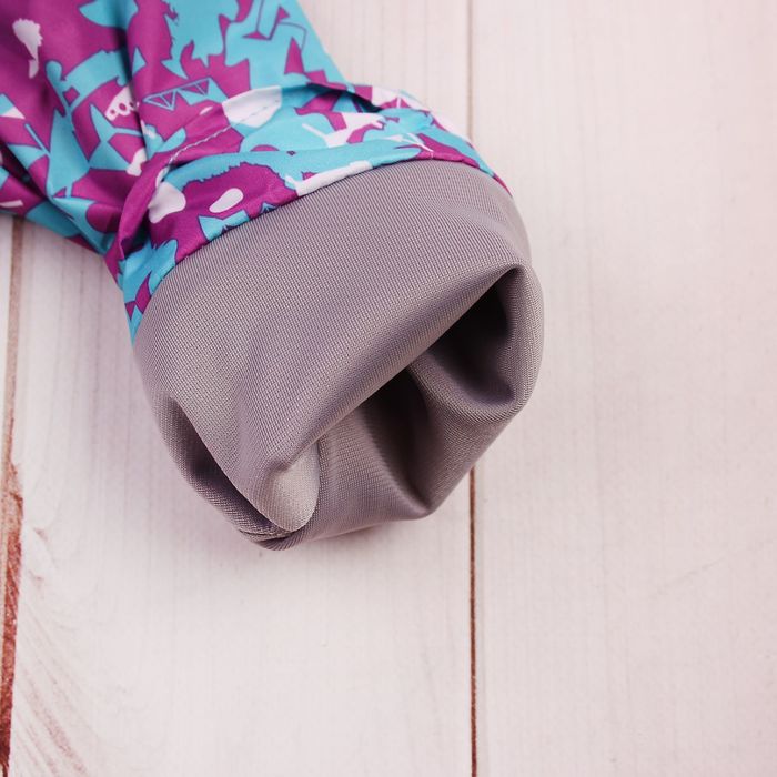 Куртка для девочки "Эсма", рост 98 см, цвет сиреневый/бирюзовый 3К1717_М