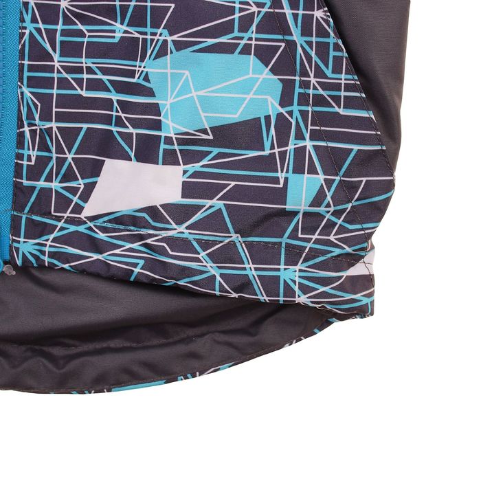 Куртка для мальчика "Старт", рост 104 см, цвет серый/голубой 3К1718