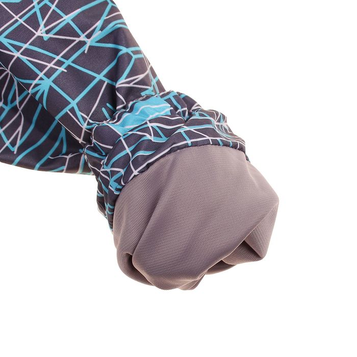 Куртка для мальчика "Старт", рост 110 см, цвет серый/голубой 3К1718