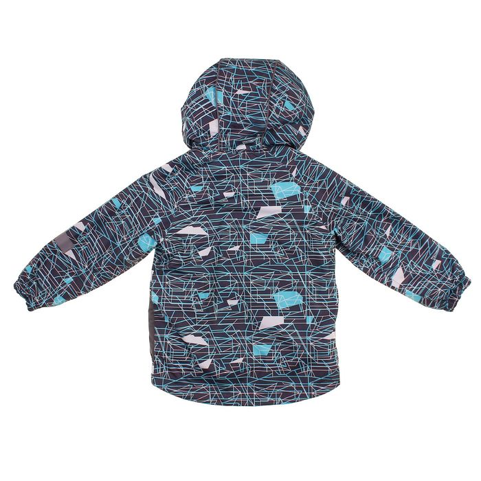 Куртка для мальчика "Старт", рост 110 см, цвет серый/голубой 3К1718