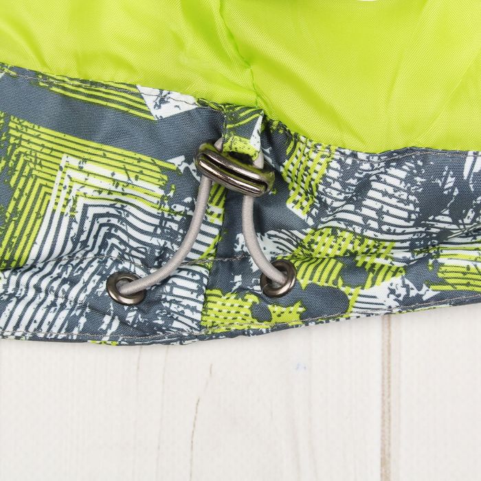 Куртка для мальчика "Илар", рост 92 см, цвет серый/салатовый 2К1719_М