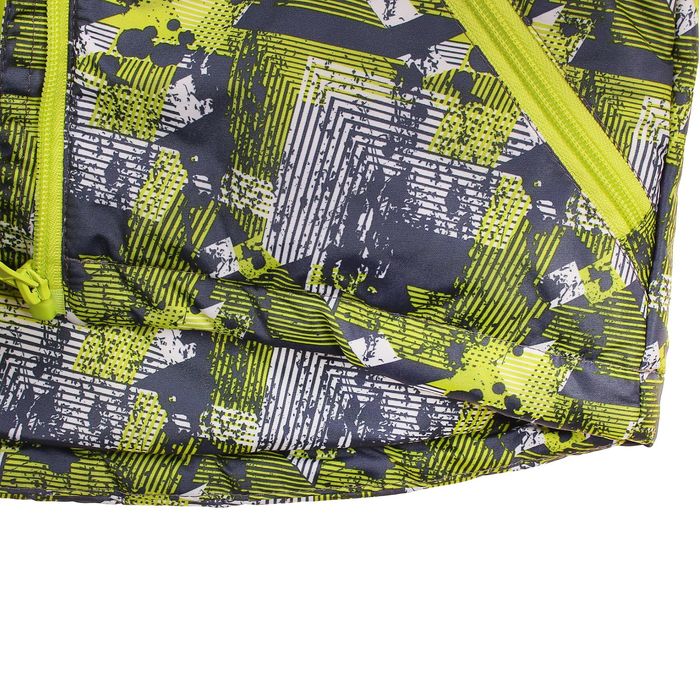 Куртка для мальчика "Илар", рост 116 см, цвет серый/салатовый 2К1719