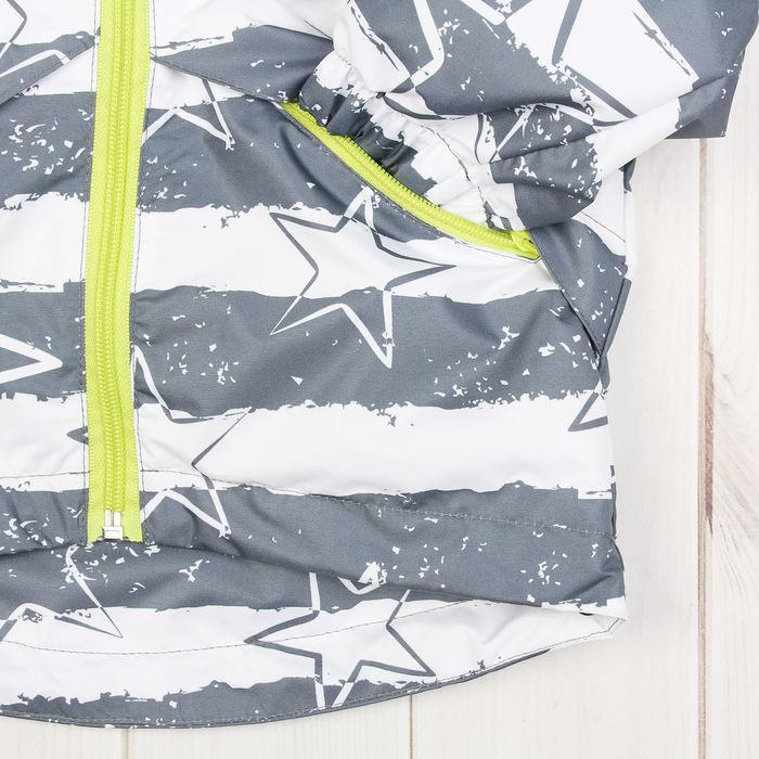 Ветровка для мальчика "Эрих", рост 92 см, цвет серый 3К1720_М