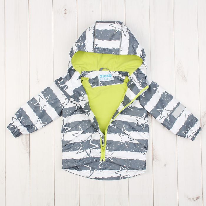 Ветровка для мальчика "Эрих", рост 98 см, цвет серый 3К1720_М