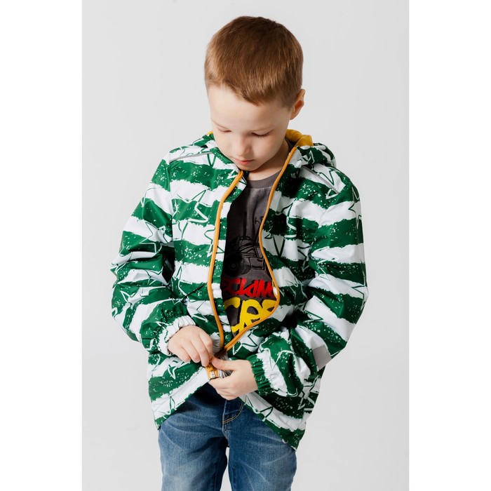 Ветровка для мальчика "Эрих", рост 98 см, цвет еловый 3К1720_М
