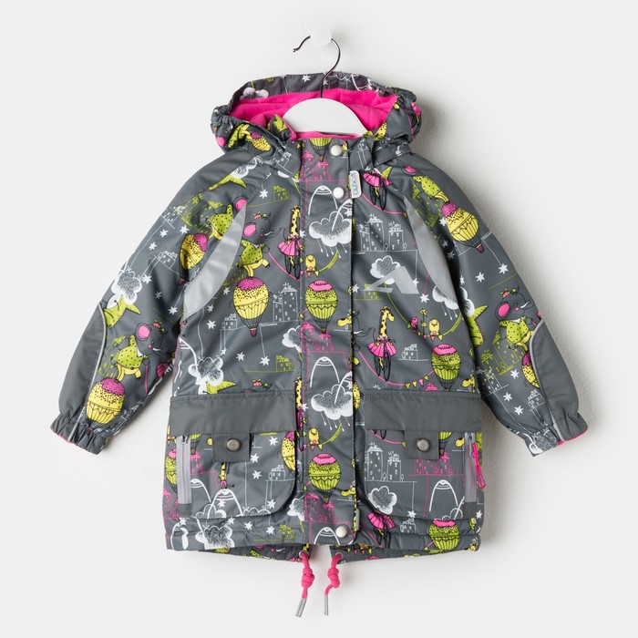 Куртка для девочки "Лали", рост 92 см, цвет серый 17/OA-2JK505_М