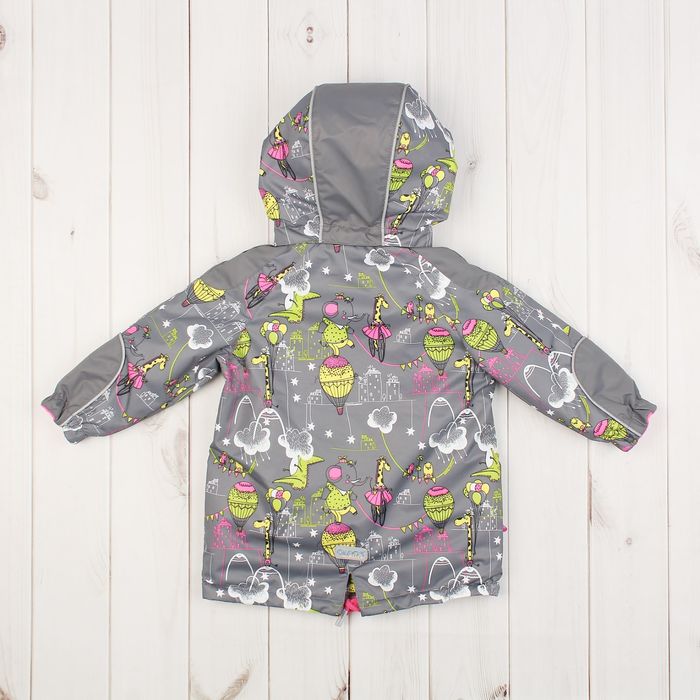 Куртка для девочки "Лали", рост 92 см, цвет серый 17/OA-2JK505_М