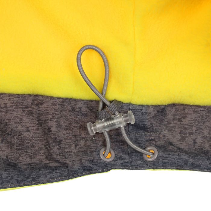 Куртка для девочки "Лана", рост 128 см, цвет серый/жёлтый 17/OA-3JK508-2