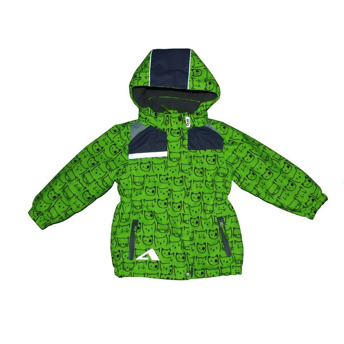 Костюм для девочки "Кошка", рост 98 см, цвет салатовый/серый 17/OA-2SU510_М