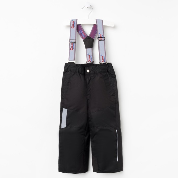 Полукомбинезон для мальчика "Макс", рост 86 см, цвет чёрный 17/OA-3PT525-1_М