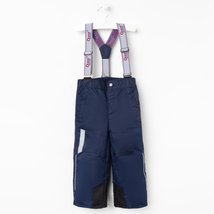 Полукомбинезон для мальчика "Макс", рост 92 см, цвет серо-синий 17/OA-3PT525-1_М