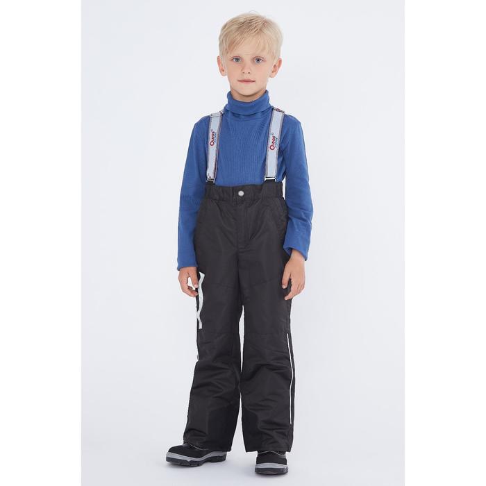 Полукомбинезон для мальчика "Макс", рост 110 см, цвет чёрный 17/OA-3PT525-1
