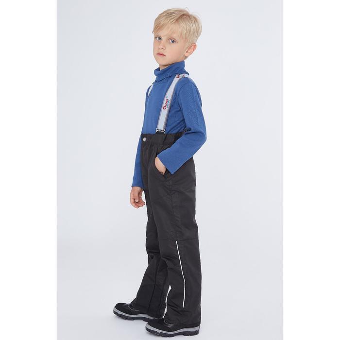 Полукомбинезон для мальчика "Макс", рост 110 см, цвет чёрный 17/OA-3PT525-1