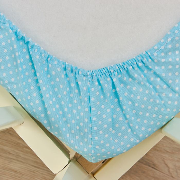 Комплект в кроватку "Карамельки" (6 предметов), цвет бирюзовый 10603