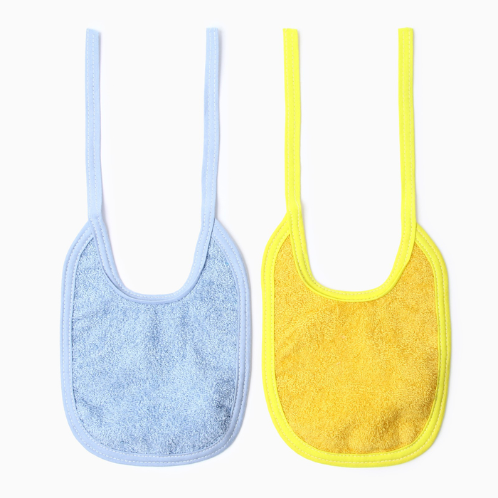 Нагрудник на завязках "Эдельвейс" (2 шт.), размер 18х18 см, цвет МИКС 25001