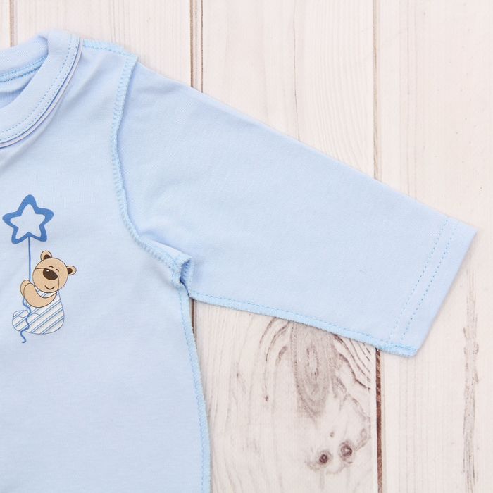 Комбинезон с шапочкой, рост 62 см, цвет голубой 20-9206 _М