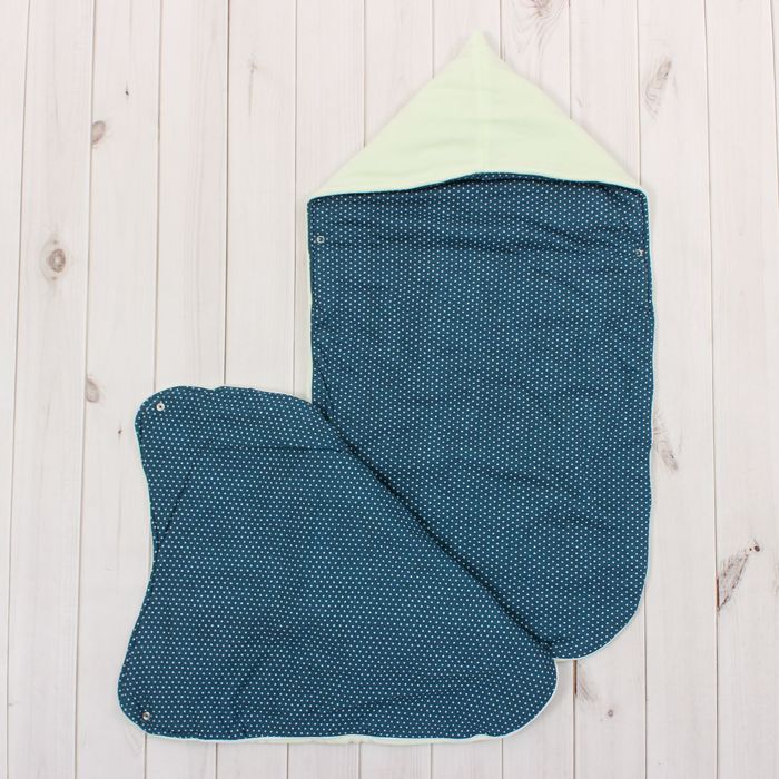 Набор детский (конверт, плед, шапочка), рост 74 см, цвет лайм 40-8505 _М