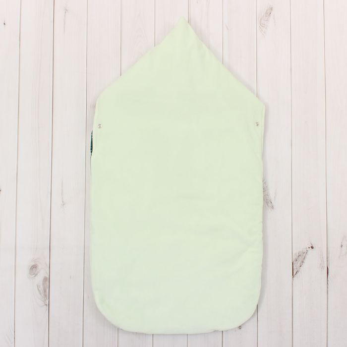 Набор детский (конверт, плед, шапочка), рост 74 см, цвет лайм 40-8505 _М