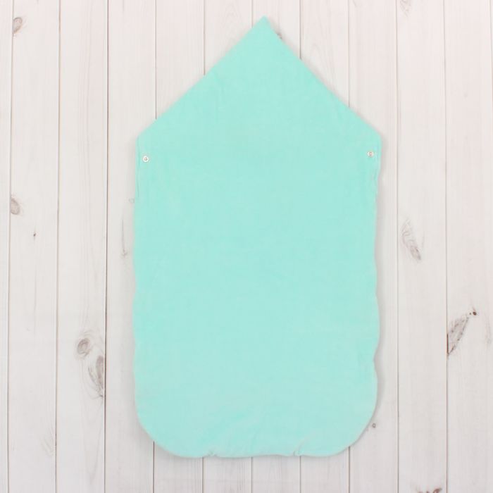 Набор детский (конверт, плед, шапочка), рост 74 см, цвет ментоловый 40-8505 _М