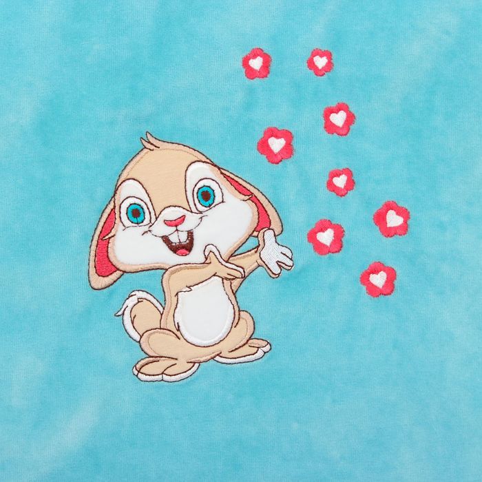 Набор детский (конверт, плед, шапочка), рост 74 см, цвет морской 40-8505 _М