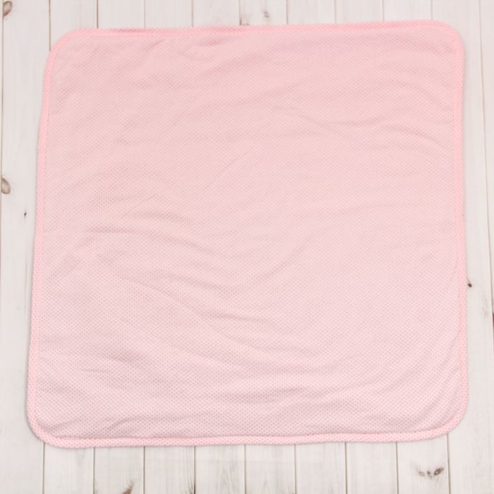 Набор детский (конверт, плед, шапочка), рост 74 см, цвет розовый 40-8505 _М