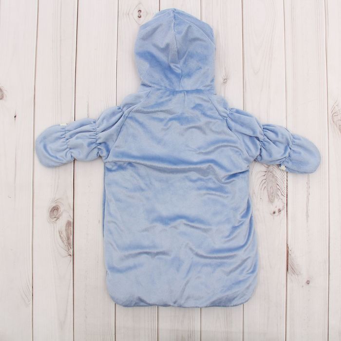 Набор в коляску (плед-трансформер, конверт), цвет голубой 40-8507