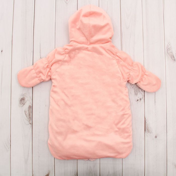 Набор в коляску (плед-трансформер, конверт), цвет персиковый 40-8507