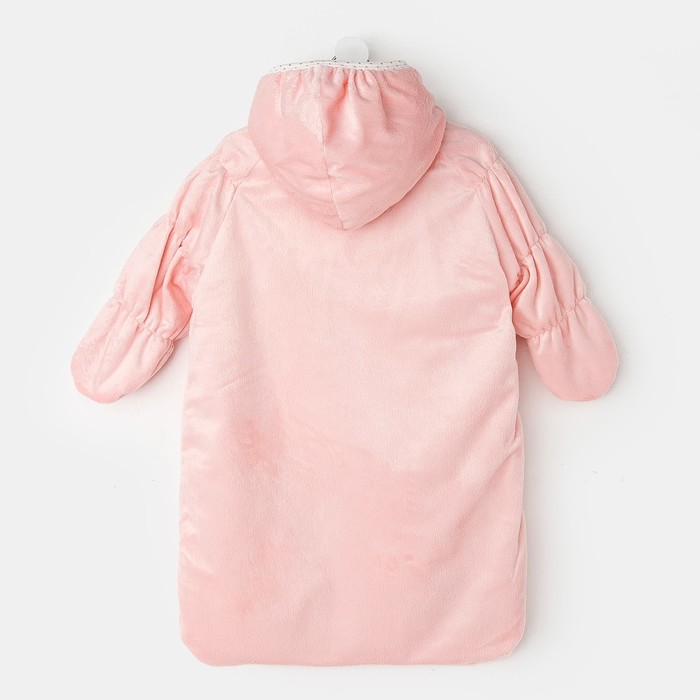 Набор в коляску (плед-трансформер, конверт), цвет персиковый 40-8507