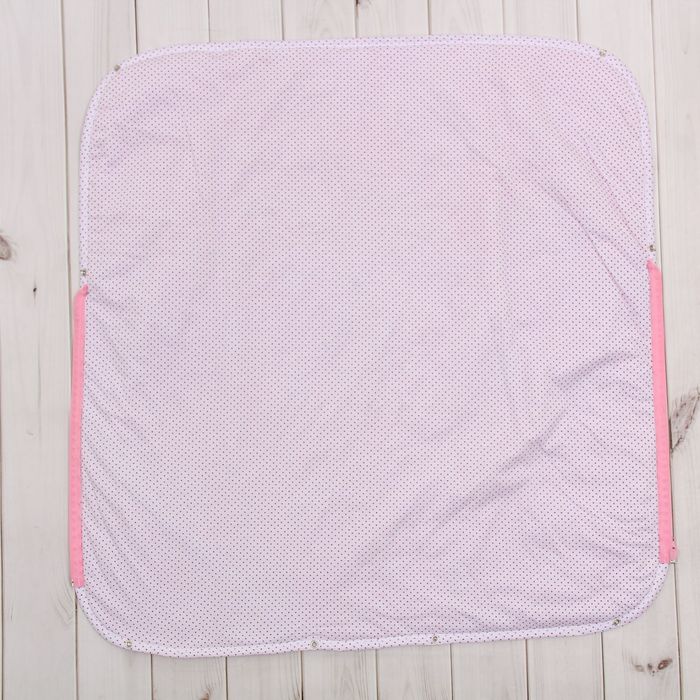 Набор в коляску (плед-трансформер, конверт), цвет розовый 40-8507