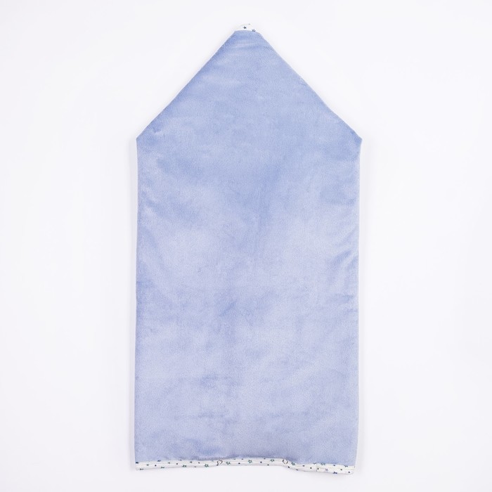 Плед-трансформер "Эдельвейс", размер 80х80 см, цвет голубой 40-8508