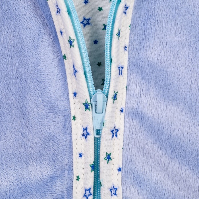 Плед-трансформер "Эдельвейс", размер 80х80 см, цвет голубой 40-8508