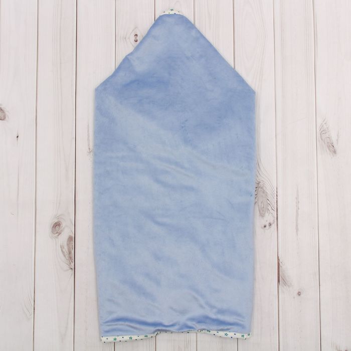 Плед-трансформер "Эдельвейс", размер 80х80 см, цвет голубой 40-8508