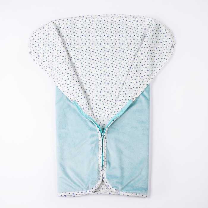 Плед-трансформер "Эдельвейс", размер 80х80 см, цвет ментоловый 40-8508