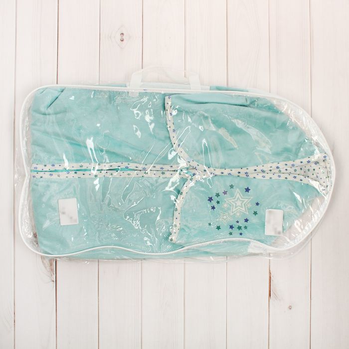 Плед-трансформер "Эдельвейс", размер 80х80 см, цвет ментоловый 40-8508