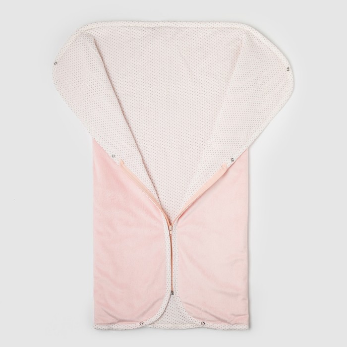 Плед-трансформер "Эдельвейс", размер 80х80 см, цвет персиковый 40-8508