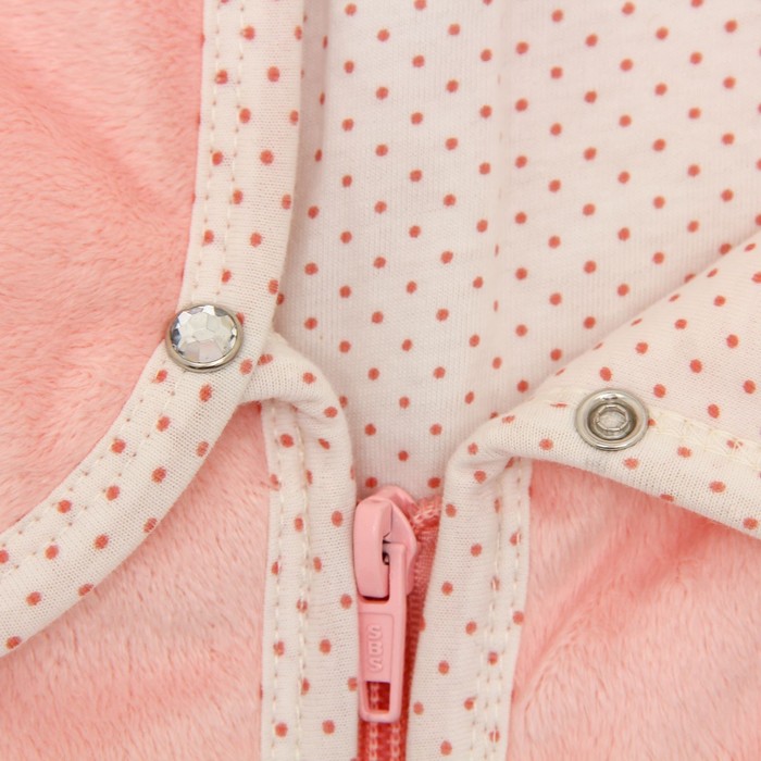 Плед-трансформер "Эдельвейс", размер 80х80 см, цвет персиковый 40-8508