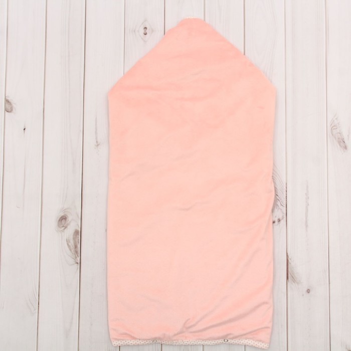 Плед-трансформер "Эдельвейс", размер 80х80 см, цвет персиковый 40-8508