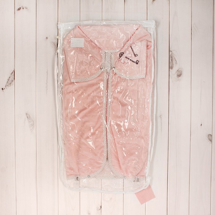 Плед-трансформер "Эдельвейс", размер 80х80 см, цвет персиковый 40-8508